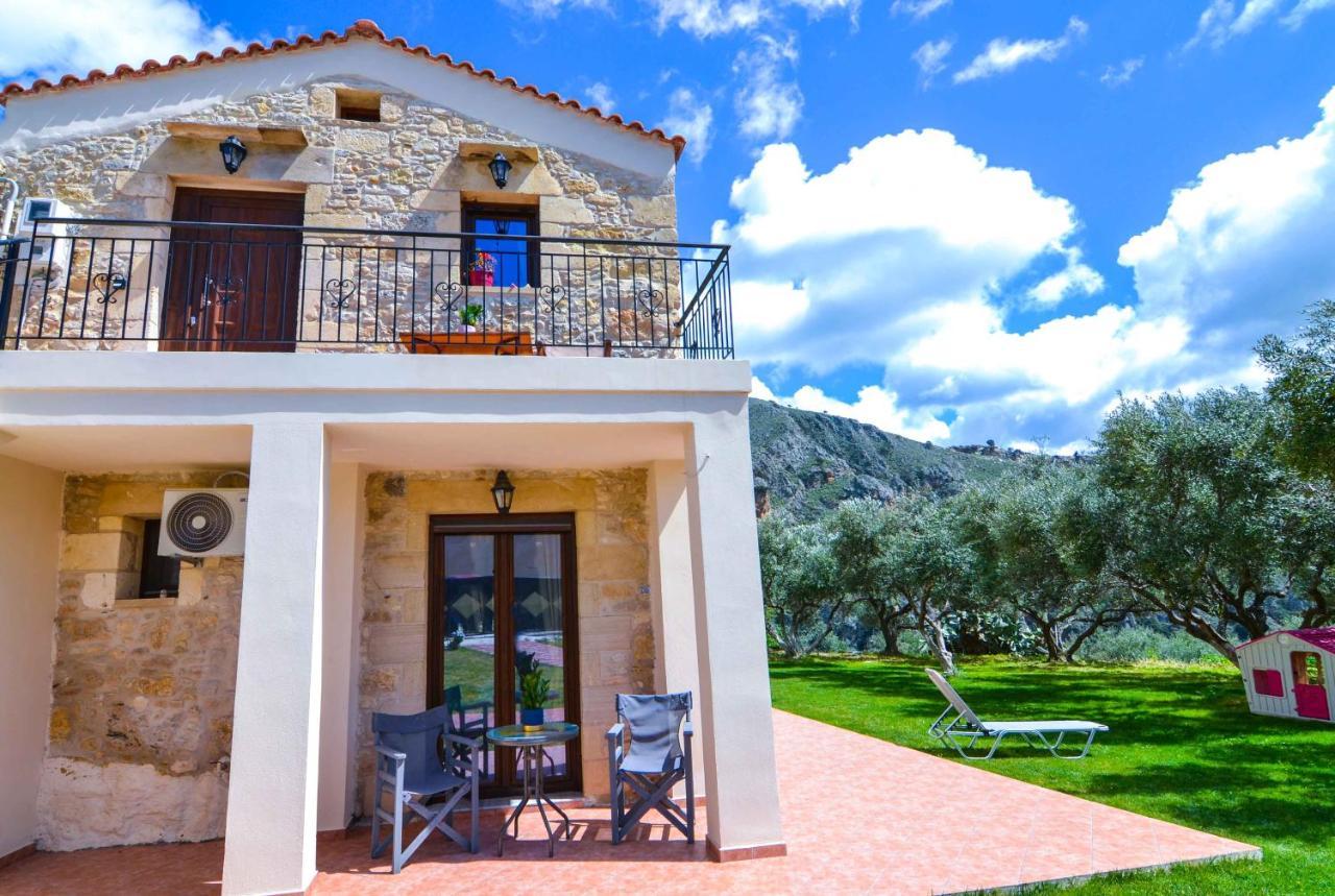 Villa Anastasia Luxe With Top Wifi, Bbq & Amazing Views Kíssamos Exteriör bild