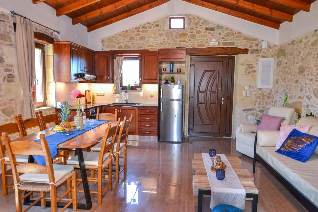 Villa Anastasia Luxe With Top Wifi, Bbq & Amazing Views Kíssamos Exteriör bild