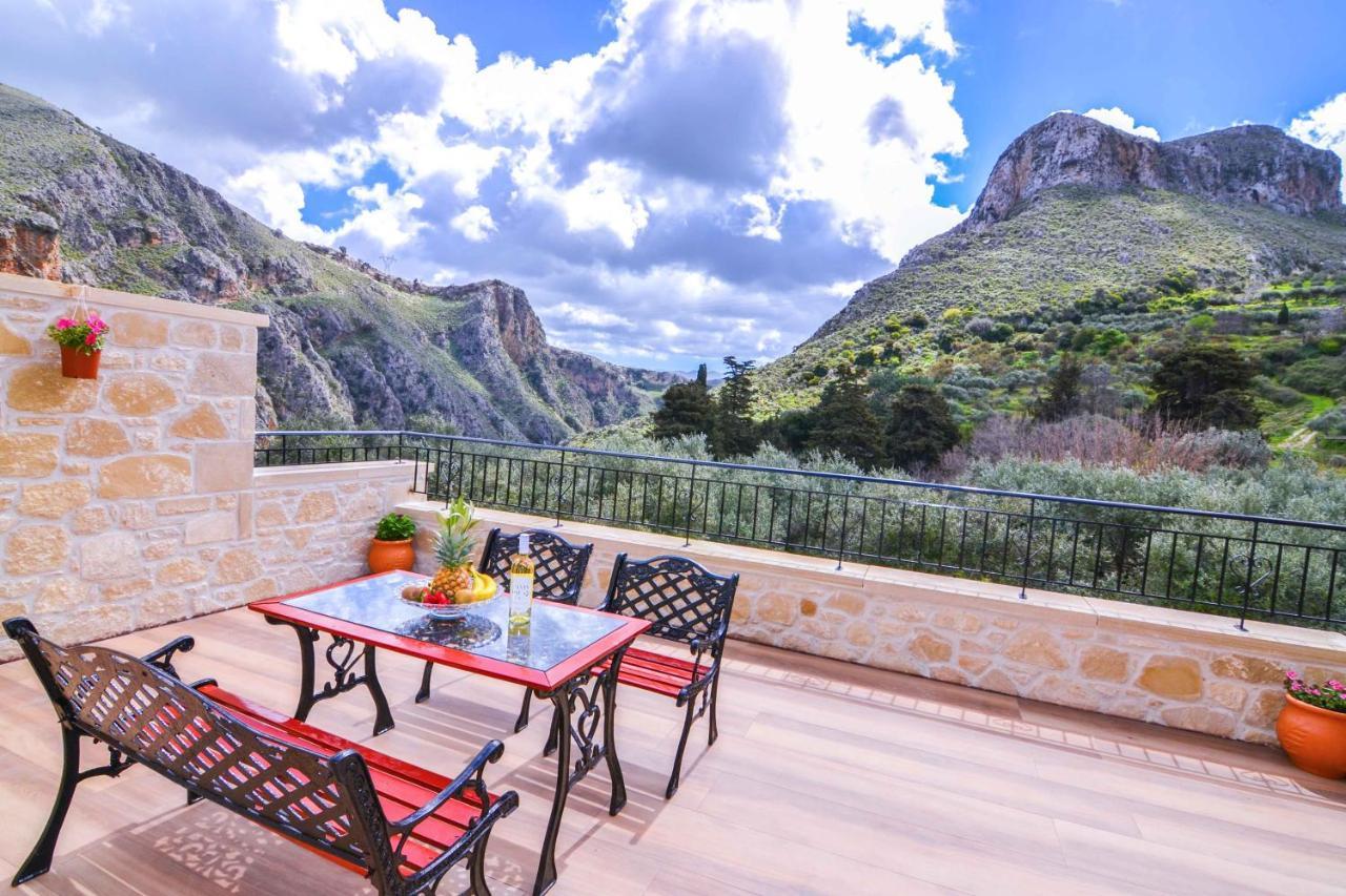 Villa Anastasia Luxe With Top Wifi, Bbq & Amazing Views Kíssamos Exteriör bild